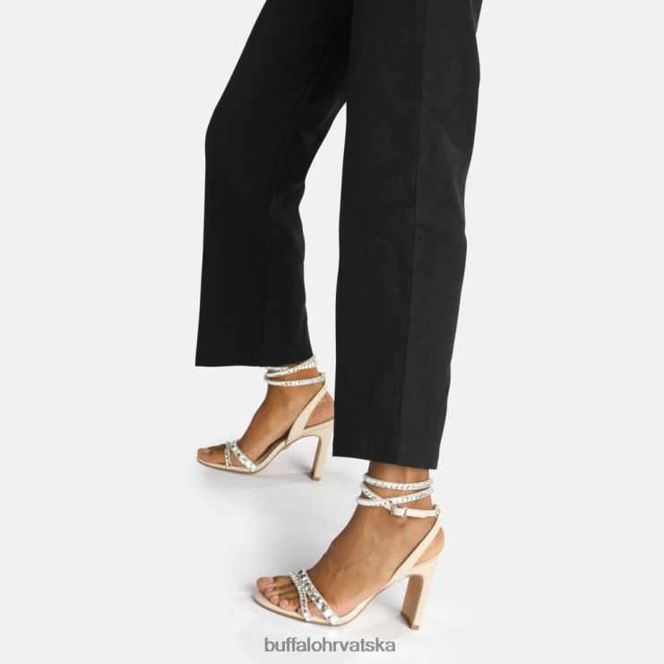 bijela Buffalo jean glam veganska sandala s visokom petom |sandale TDD6T862